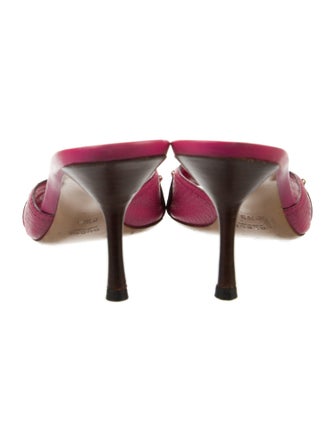 Gucci Horsebit Accent Leather Slides