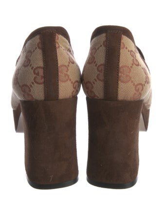 Gucci GG Canvas Canvas Pumps