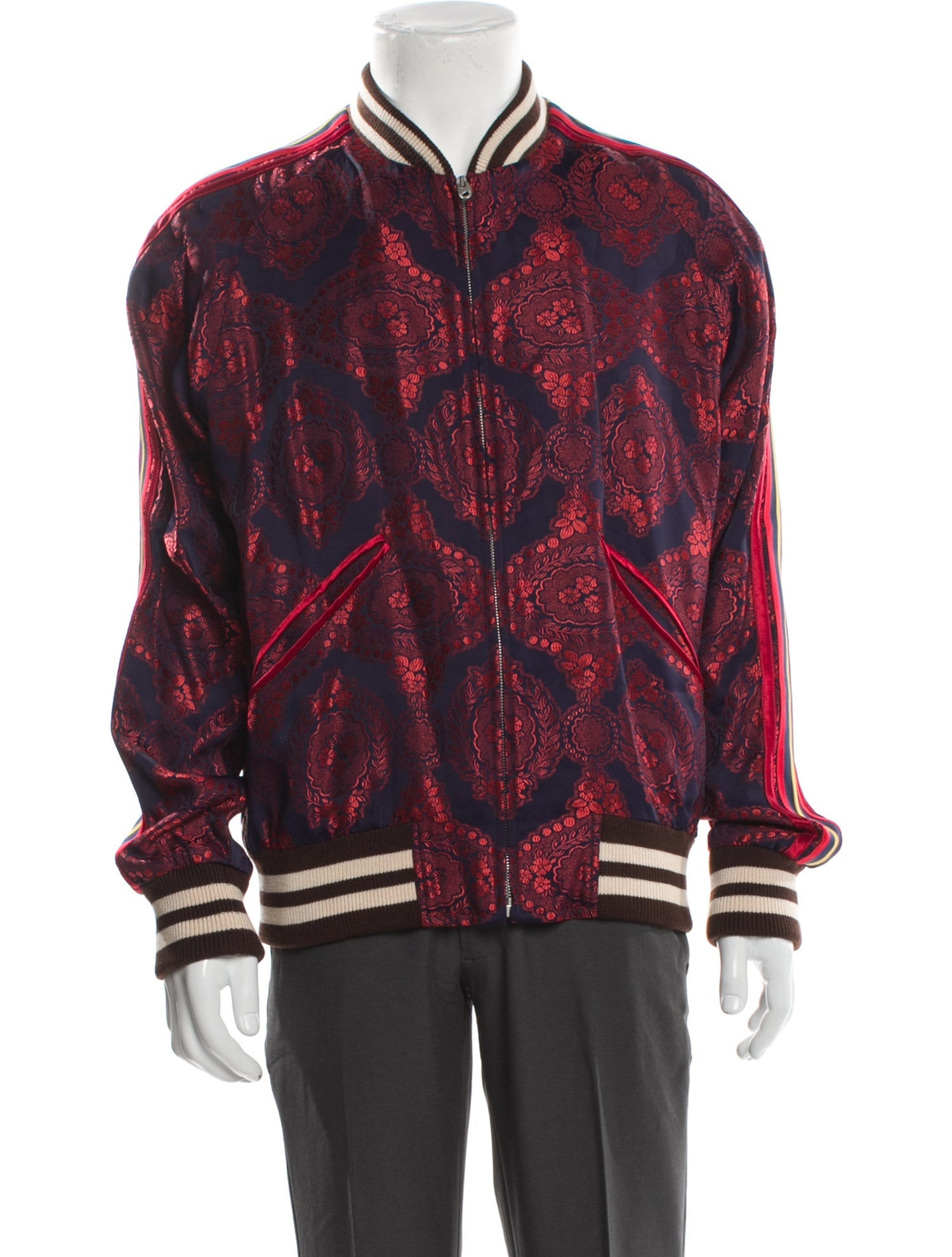 Gucci 2018 Printed Bomber Jacket w/ Tags