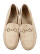 Gucci Horsebit Accent Suede Loafers