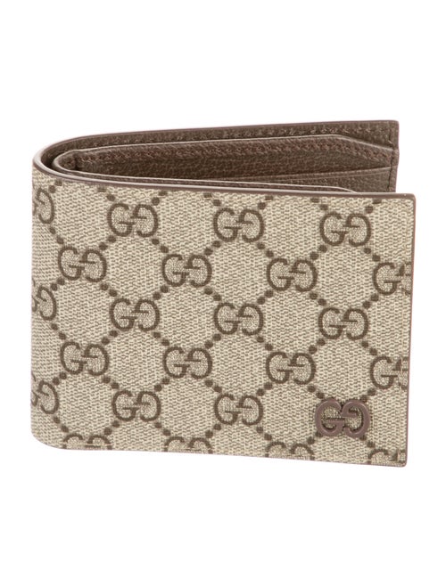Gucci Bi-Fold GG Supreme Bifold Wallet