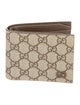 Gucci Bi-Fold GG Supreme Bifold Wallet