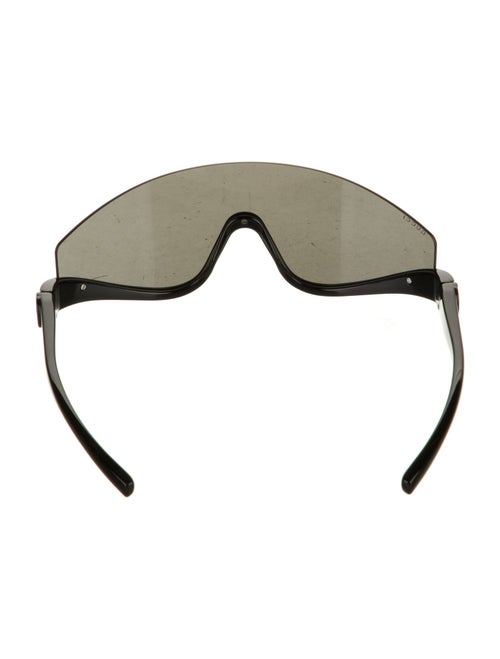 Gucci Interlocking G Logo Shield Sunglasses