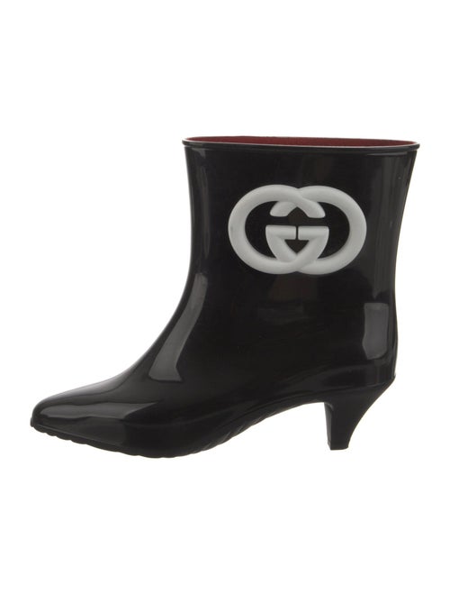 Gucci Interlocking G Logo Rubber Rain Boots