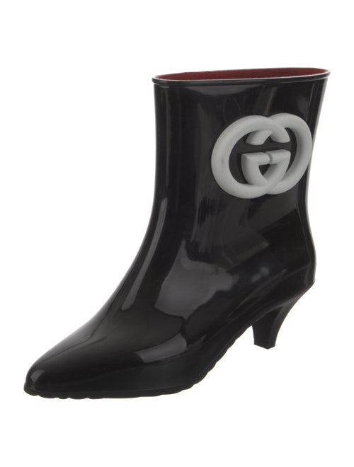Gucci Interlocking G Logo Rubber Rain Boots