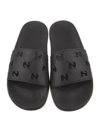 Gucci GG Signature Rubber Slides