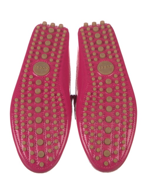 Gucci Horsebit Accent Patent Leather Loafers