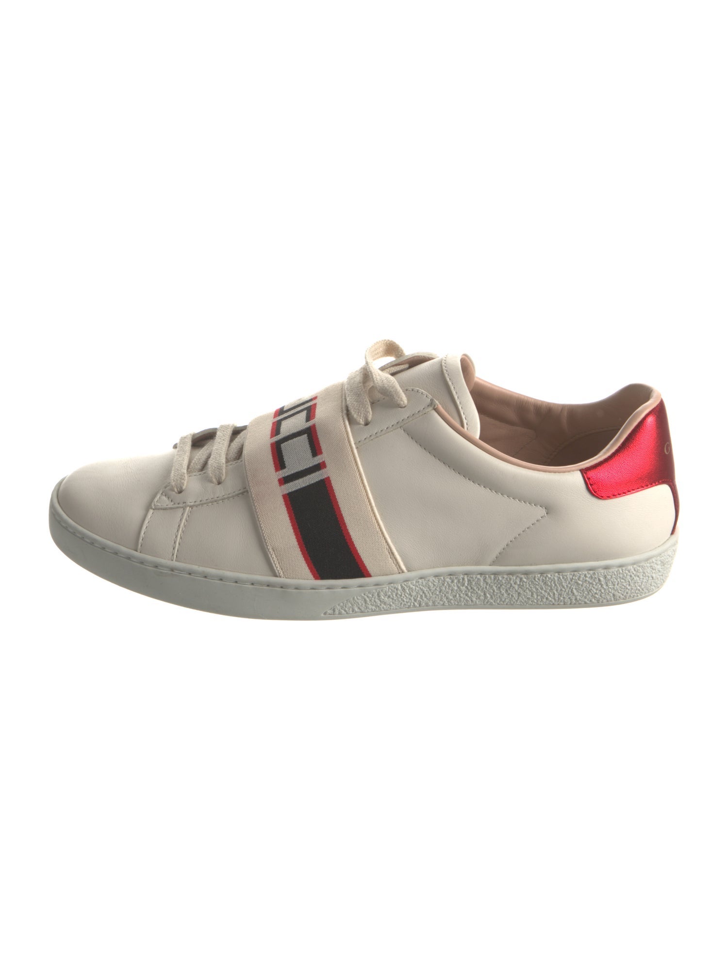 Gucci Leather Printed Sneakers