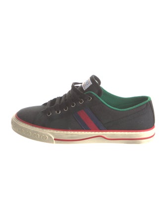 Gucci Web Accent Canvas Sneakers