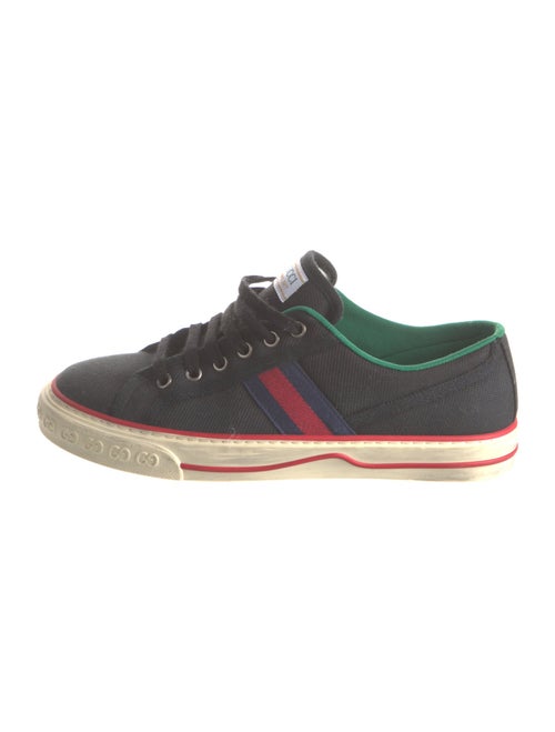 Gucci Web Accent Canvas Sneakers