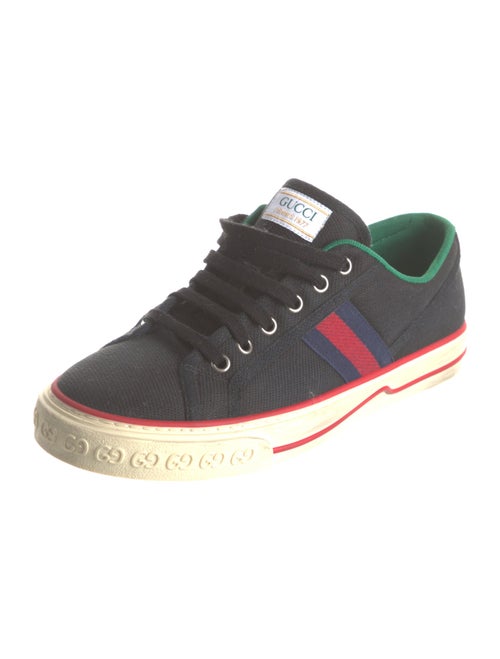 Gucci Web Accent Canvas Sneakers