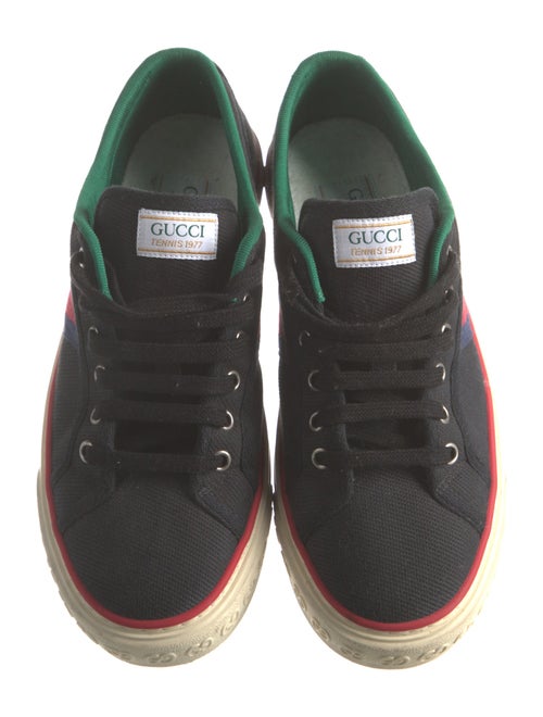 Gucci Web Accent Canvas Sneakers