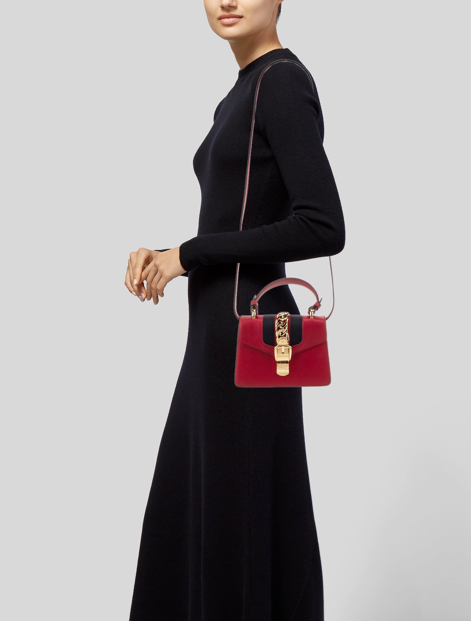 Gucci Leather Sylvie Mini