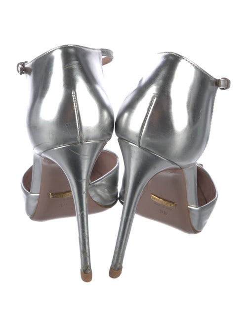 Gucci Patent Leather Studded Accents T-Strap Pumps