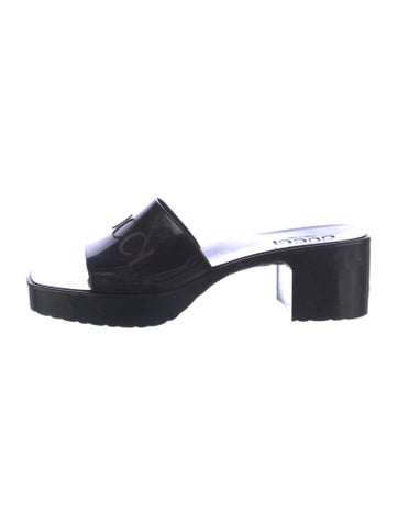 Gucci Sandals Rubber Slides IT 37 | 7
