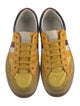 Gucci Suede Colorblock Pattern Sneakers