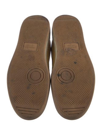 Gucci Suede Colorblock Pattern Sneakers