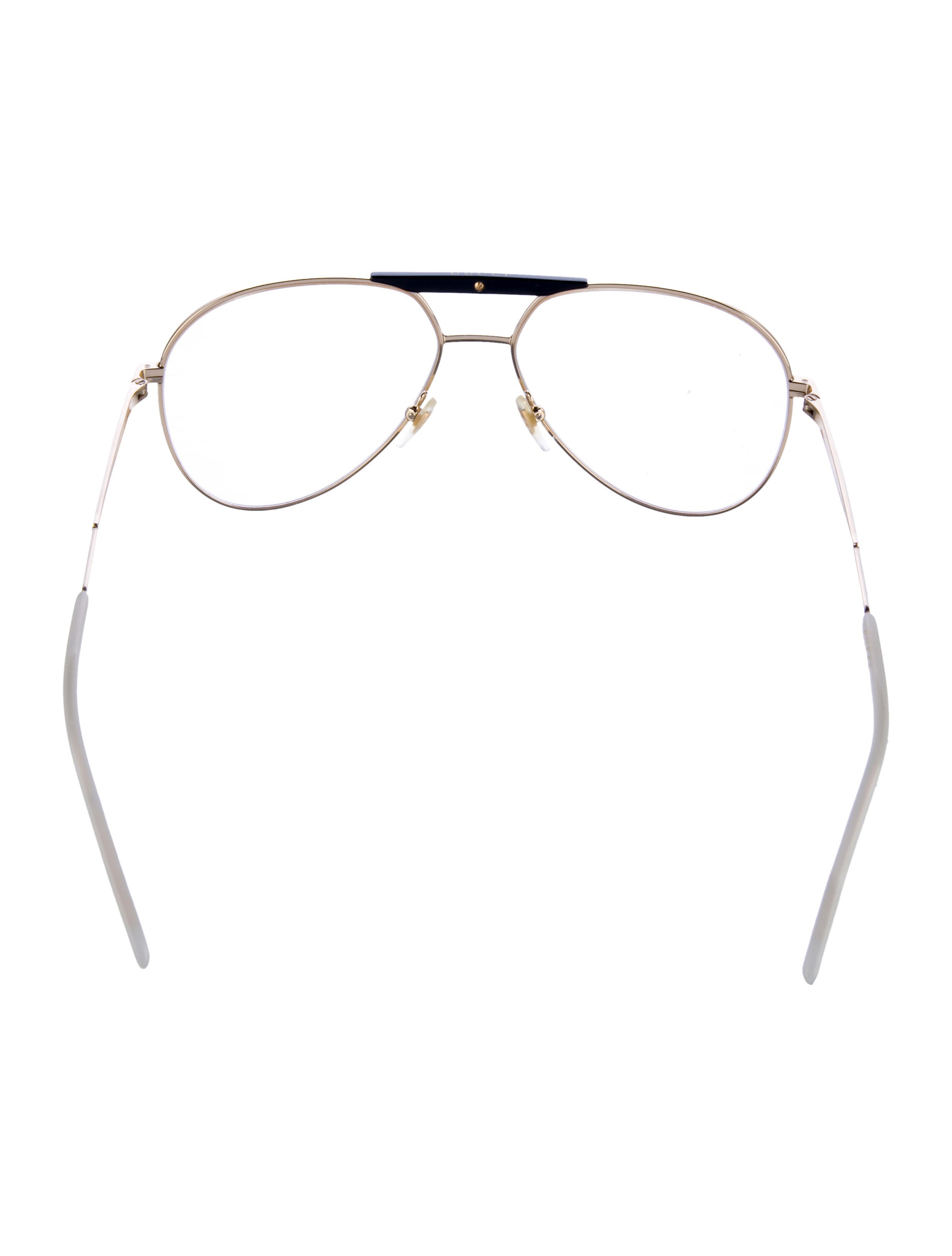 Gucci Web Accent Aviator Eyeglasses