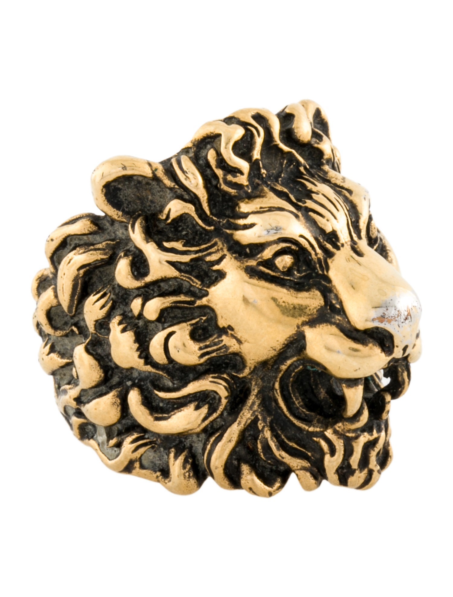 Gucci Lion Head Cocktail Ring
