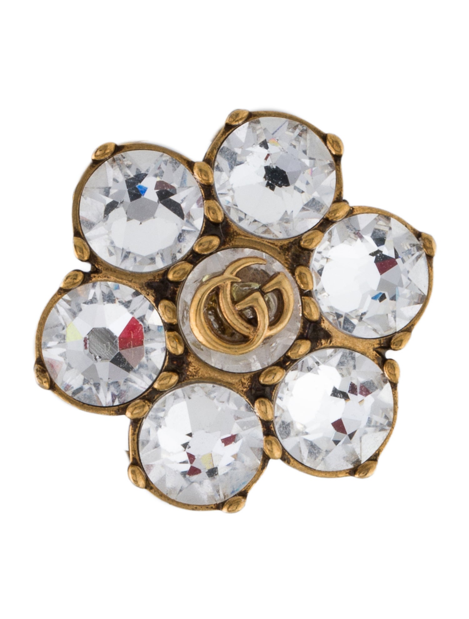 Gucci Crystal Double G Ear Cuff