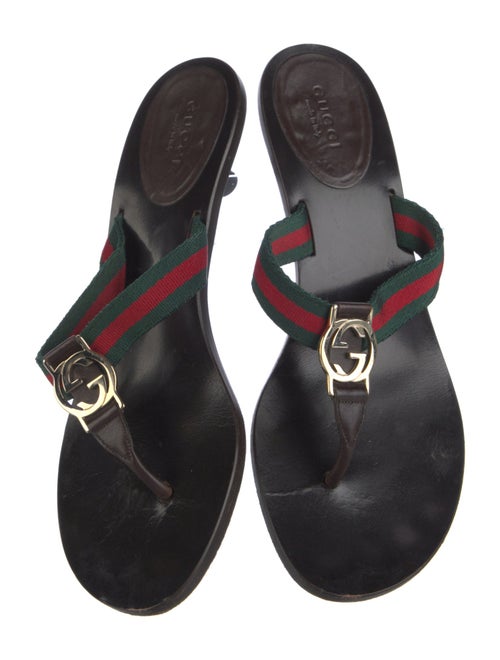 Gucci Web Accent Slides