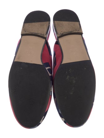 Gucci Satin Printed Mules