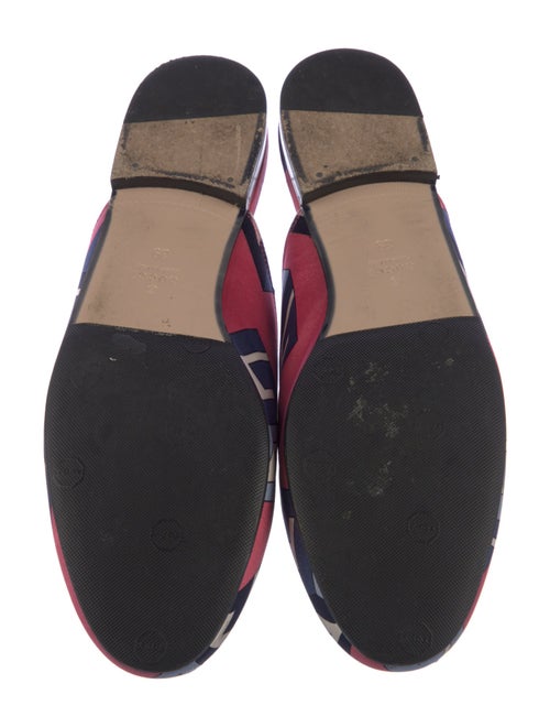 Gucci Satin Printed Mules