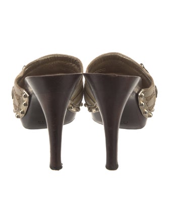 Gucci GG Canvas Canvas Slides