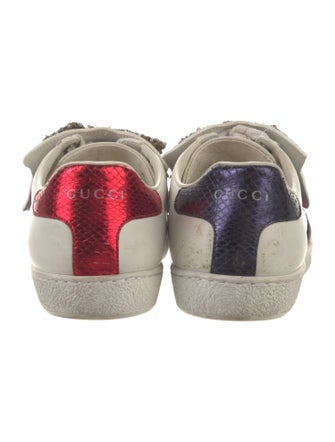 Gucci Sylvie Web Accent Leather Sneakers