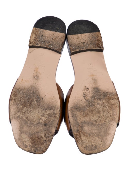 Gucci Interlocking G Logo Leather Slides