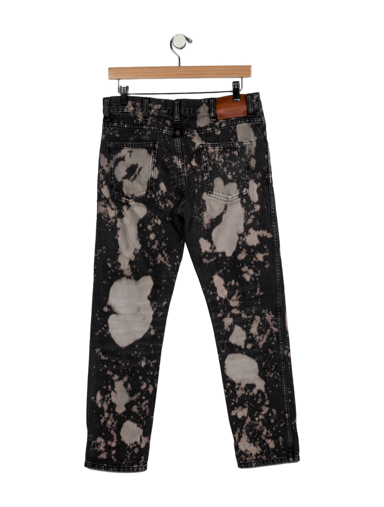 Gucci Mid-Rise Straight Leg Jeans