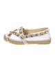 Gucci Canvas Crystal Embellishments Espadrilles