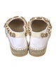 Gucci Canvas Crystal Embellishments Espadrilles