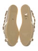 Gucci Canvas Crystal Embellishments Espadrilles