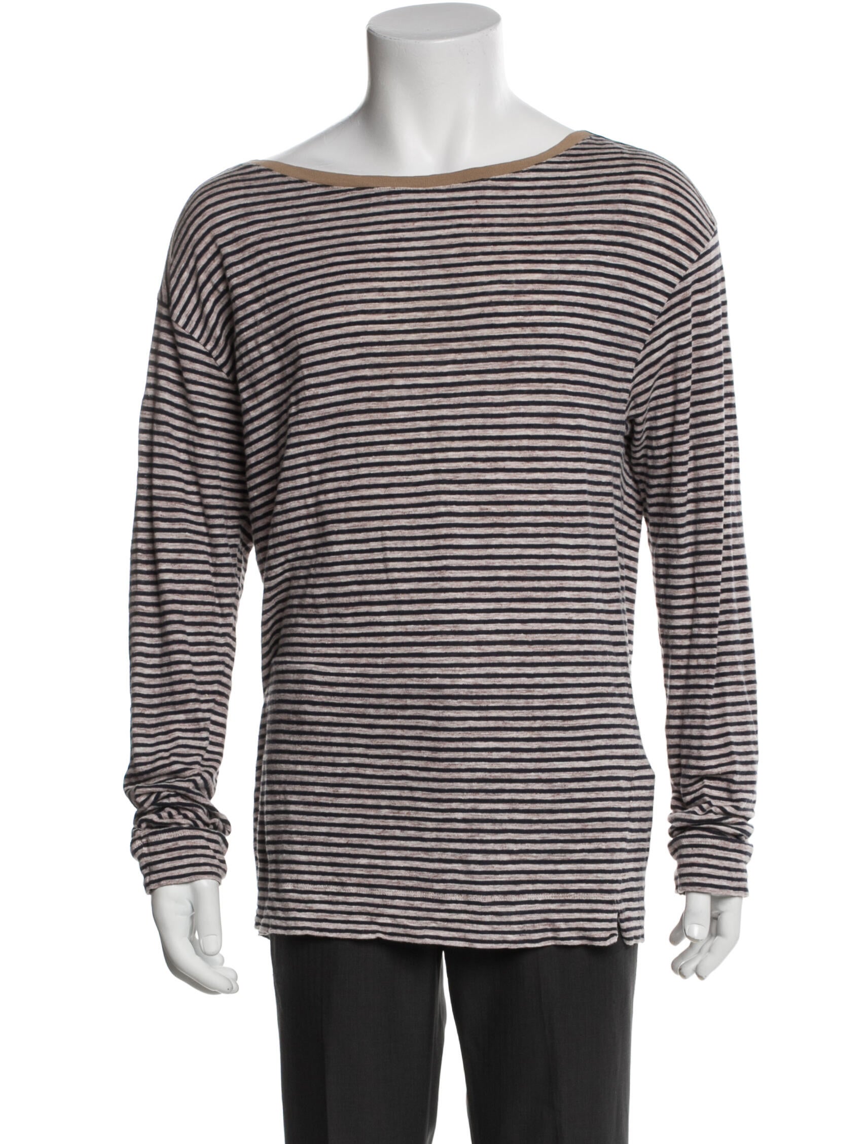 Gucci Linen Striped T-Shirt