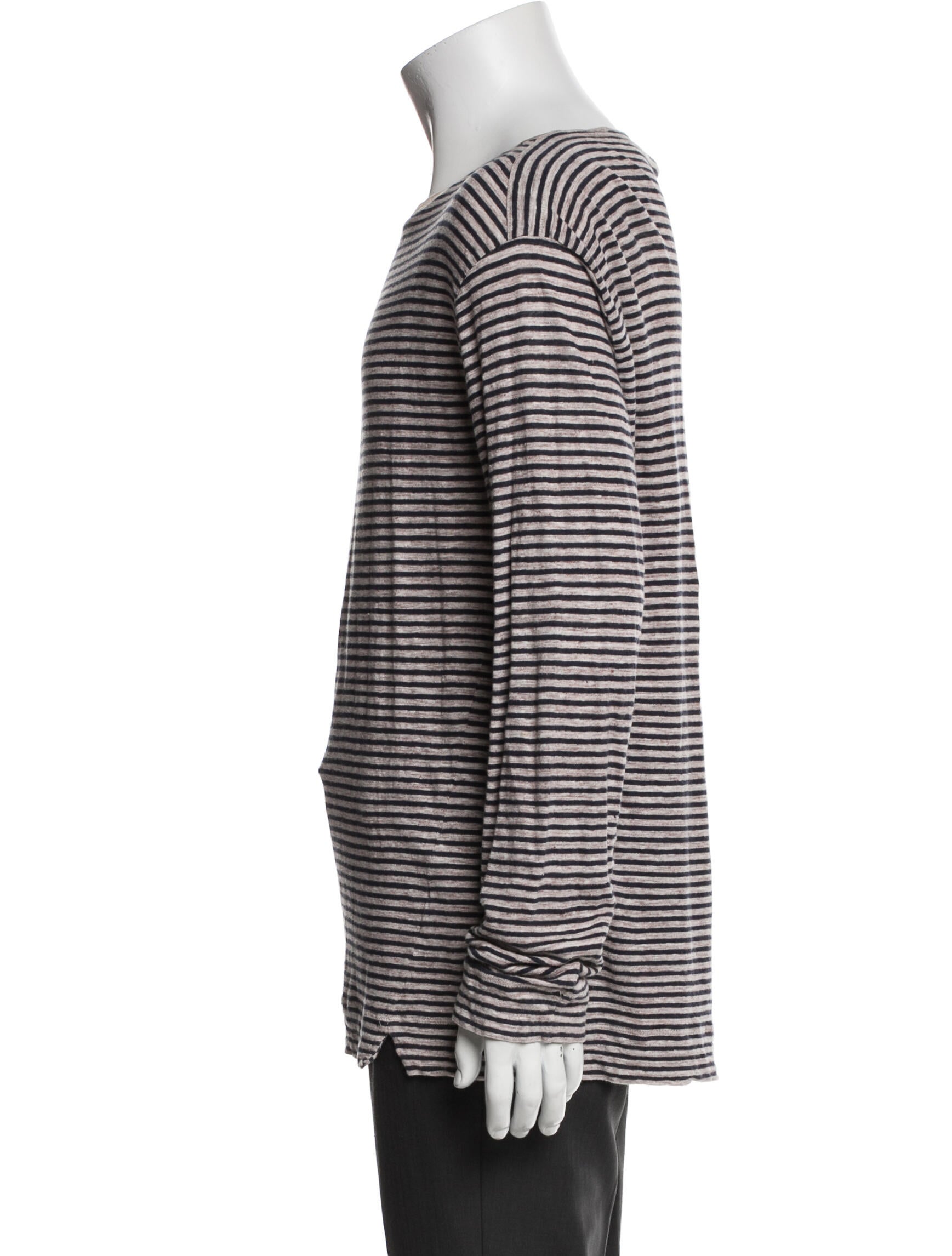 Gucci Linen Striped T-Shirt