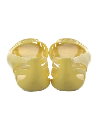 Gucci Interlocking G Logo Rubber D'Orsay Flats