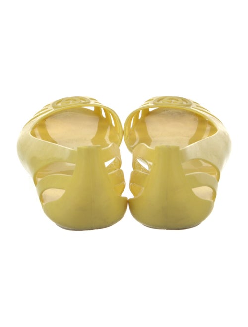 Gucci Interlocking G Logo Rubber D'Orsay Flats