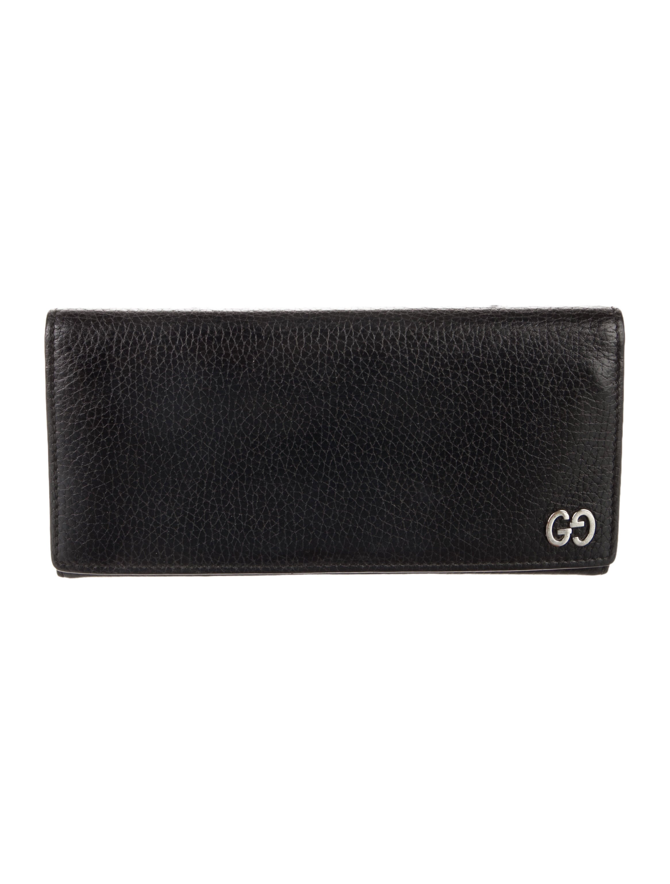 Gucci Interlocking G Logo Leather Continental Wallet