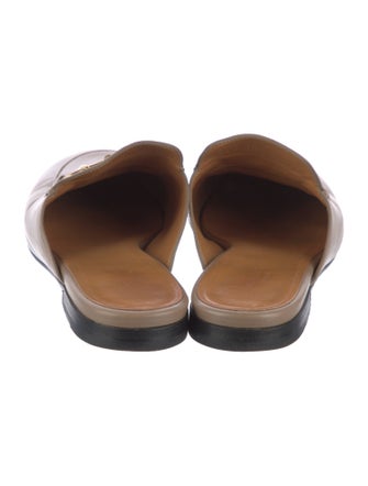 Gucci Horsebit Accent Leather Mules