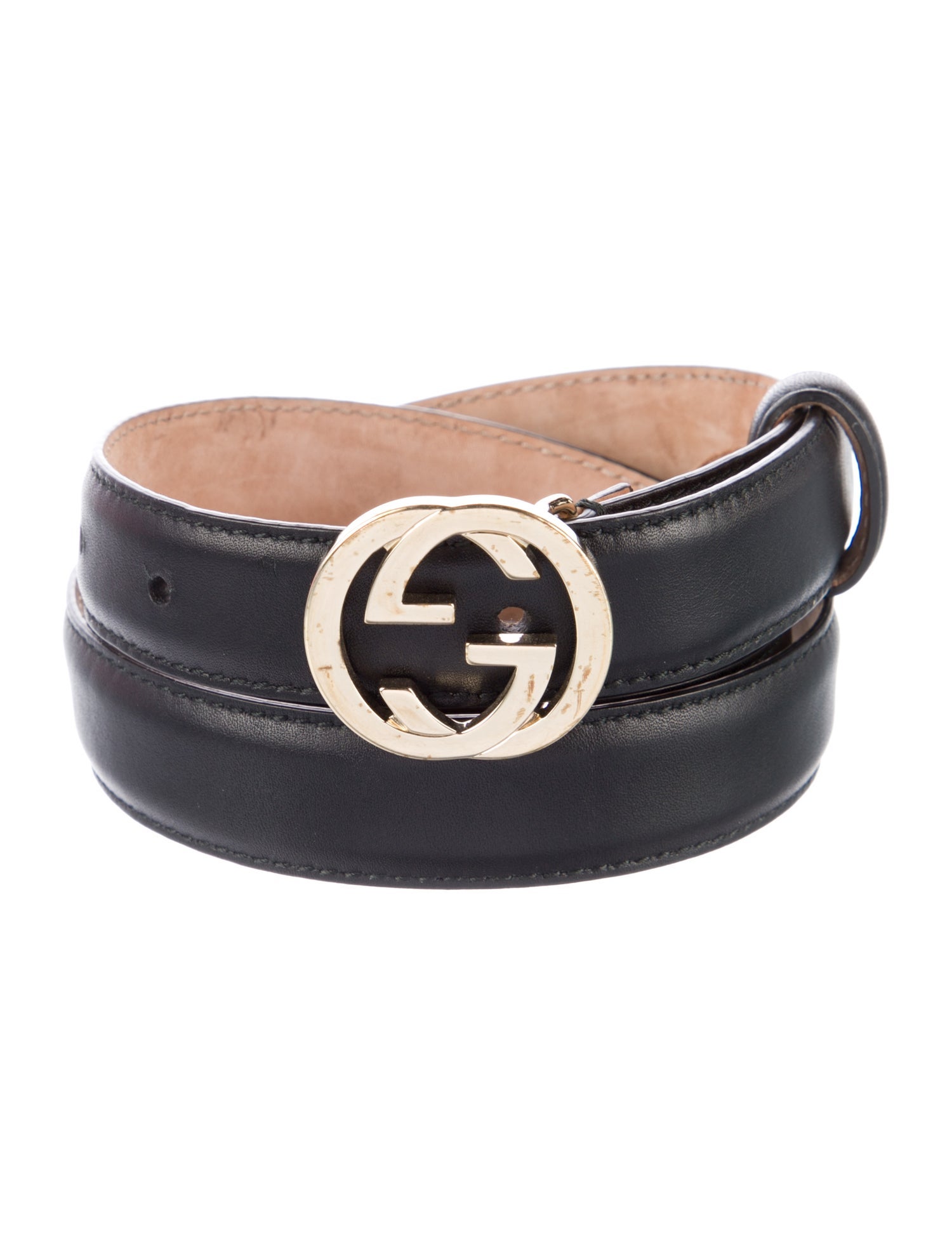 Gucci Interlocking G Logo Skinny Belt Kit