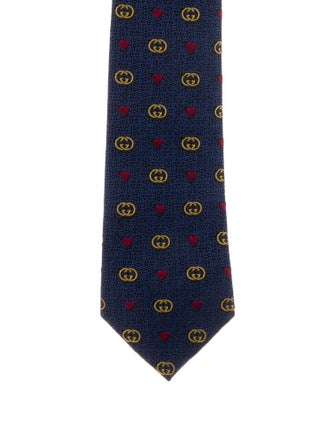 Gucci Pattern Print Tie