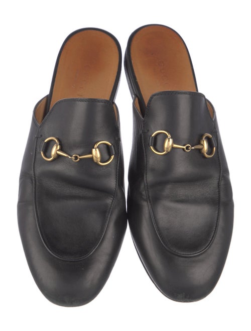 Gucci Horsebit Accent Leather Mules
