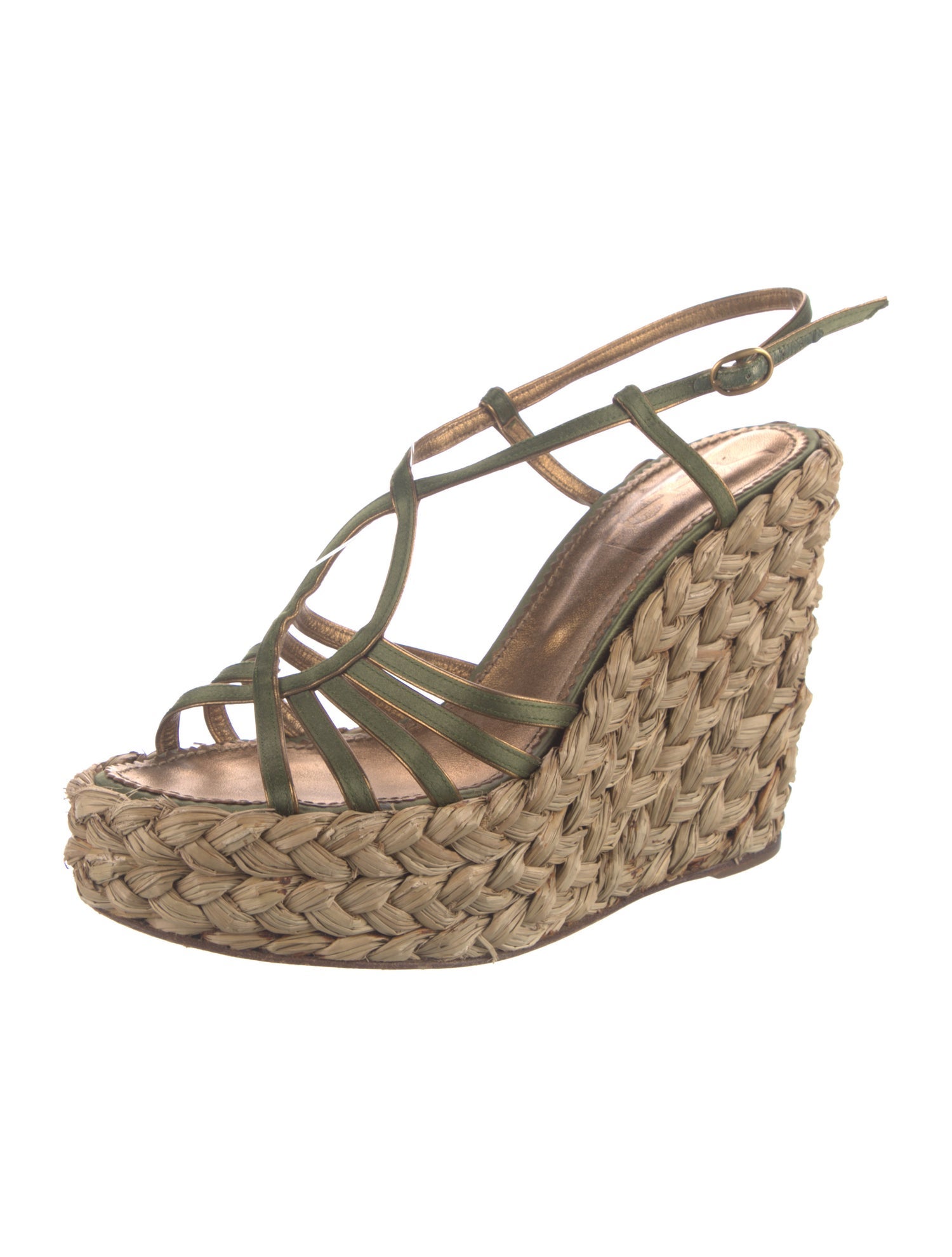 Gucci Raffia Espadrilles