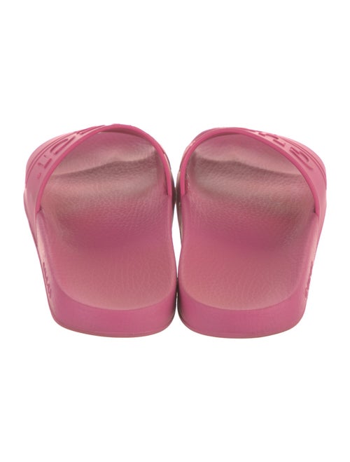 Gucci Interlocking G Logo Rubber Slides