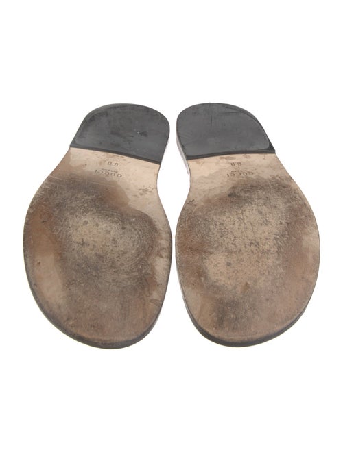 Gucci Hysteria Accent Leather Slides