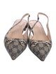 Gucci GG Canvas Canvas Slingback Flats