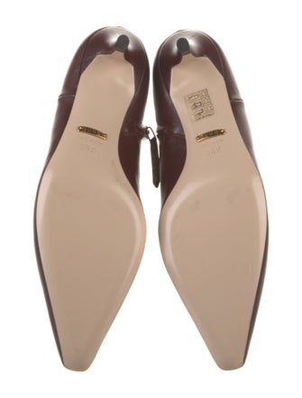 Gucci Interlocking G Logo Leather Boots