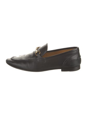 Gucci Horsebit Accent Leather Loafers