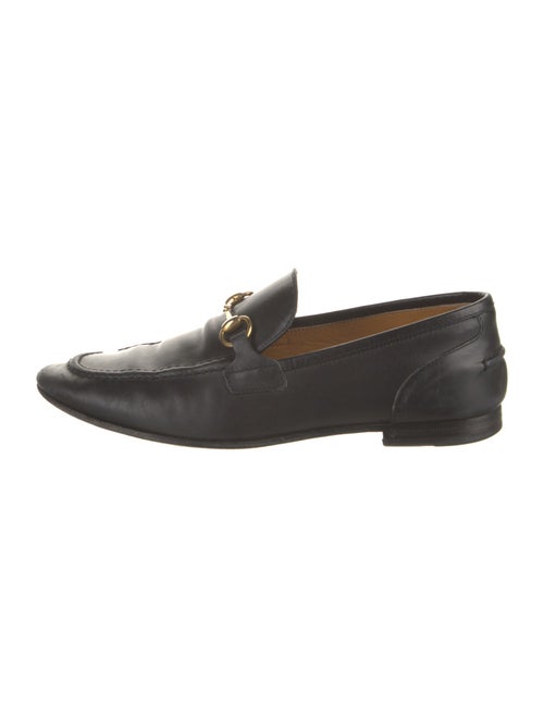 Gucci Horsebit Accent Leather Loafers